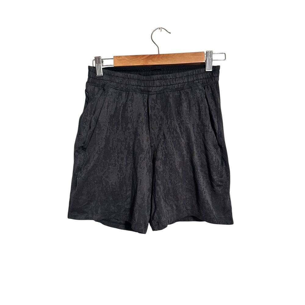 Lululemon Pace Breaker Lined Short Black Graphite Gray Men’s Size Small
